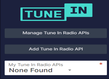 tune in api